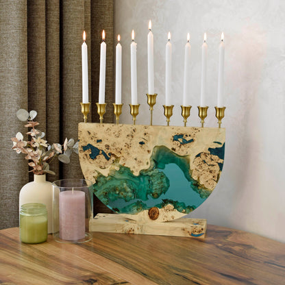 Handcrafted Menorah for Hanukkah