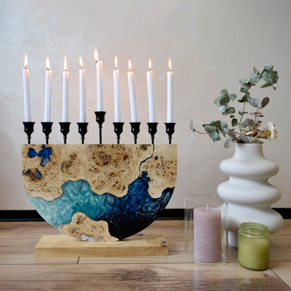 Handcrafted Menorah for Hanukkah