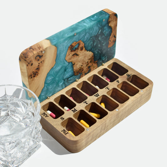 Am Pm Epoxy Pill Box