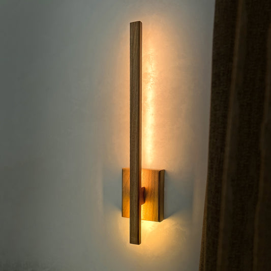 Dayton Scandinavian Wooden Wall Sconce for bedroom