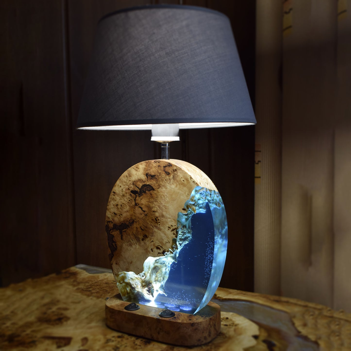 Bedside Epoxy Lamp California