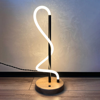 wooden table lamp