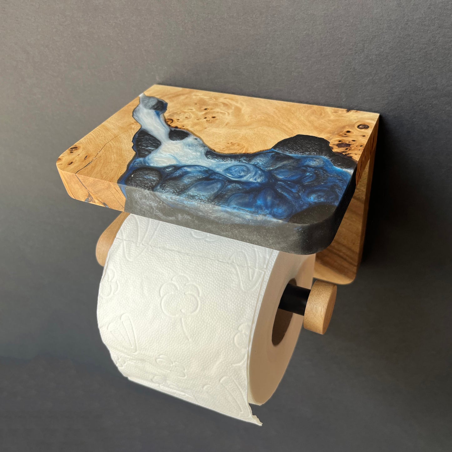 Roll Holder with Phone Shelf