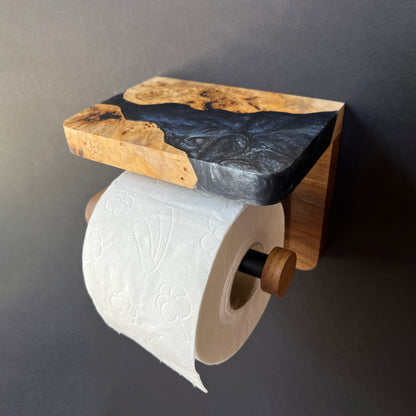 Roll Holder with Phone Shelf
