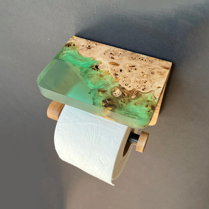 Roll Holder with Phone Shelf