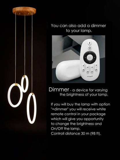 Dimmer for the celing lamp