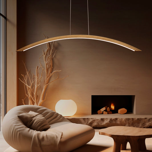 Ostin Wood Pendant Light for living room