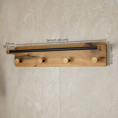 Walnut Towel Holder