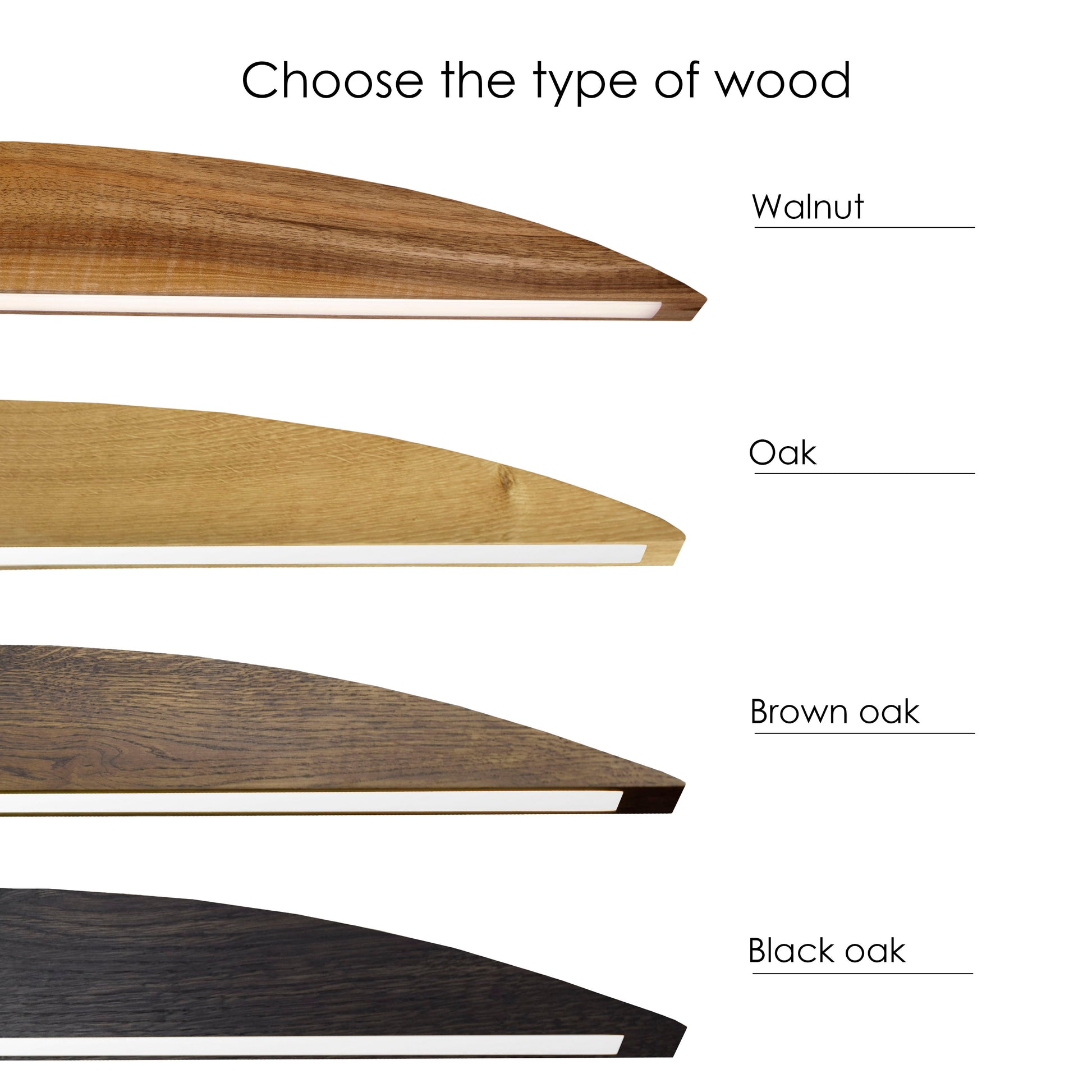 choose the type wood