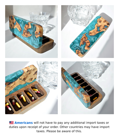 7 day Epoxy Pill Box