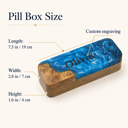 7 day Epoxy Pill Box