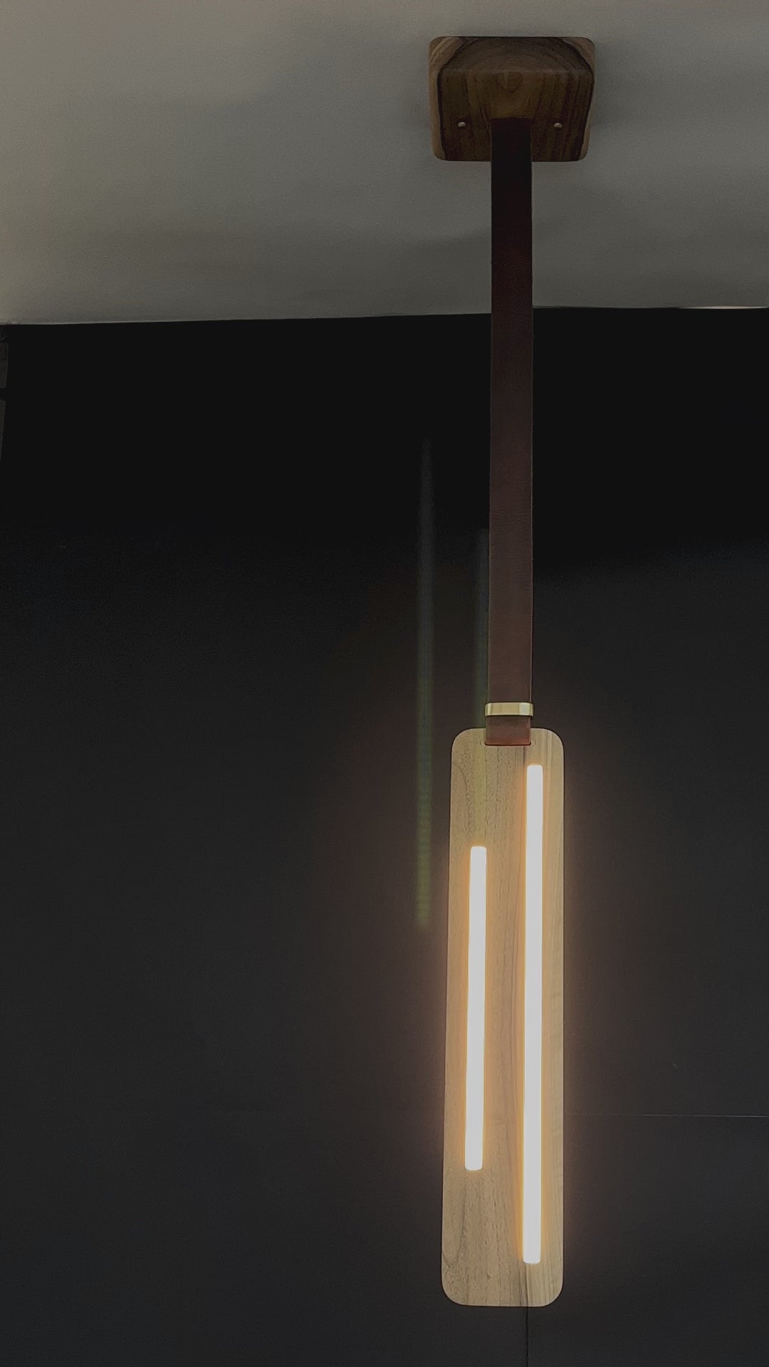 Overview of a unique handmade sconce
