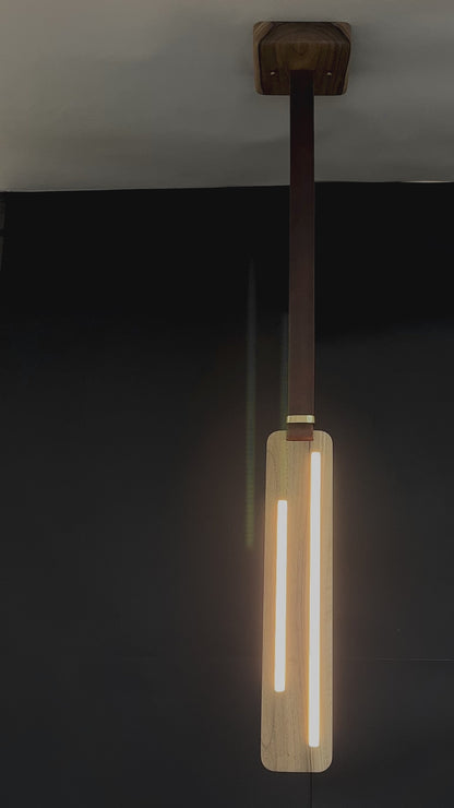 Overview of a unique handmade sconce