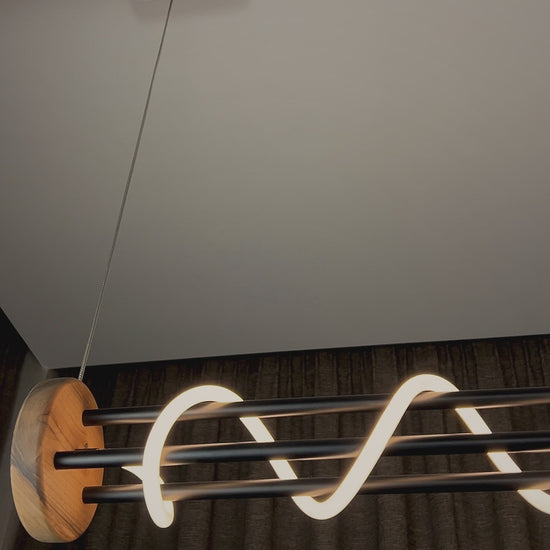 video review of the Allen hanging chandelier