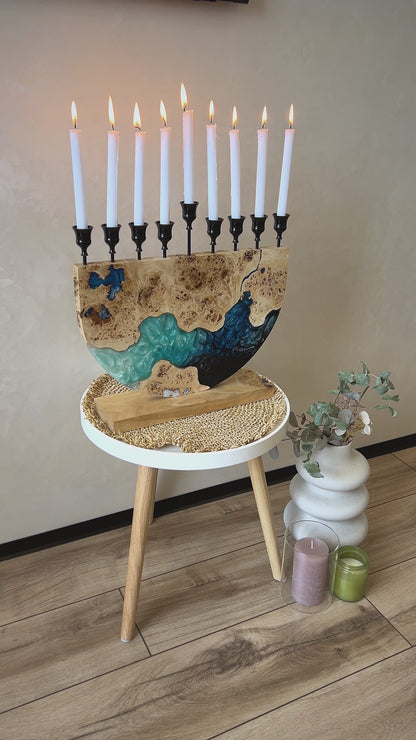 Handcrafted Menorah for Hanukkah