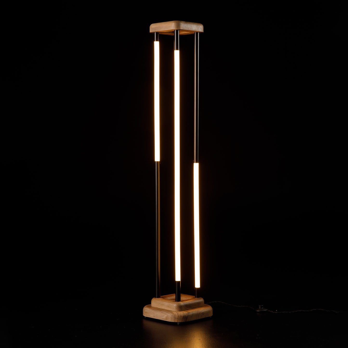 tall black lamp