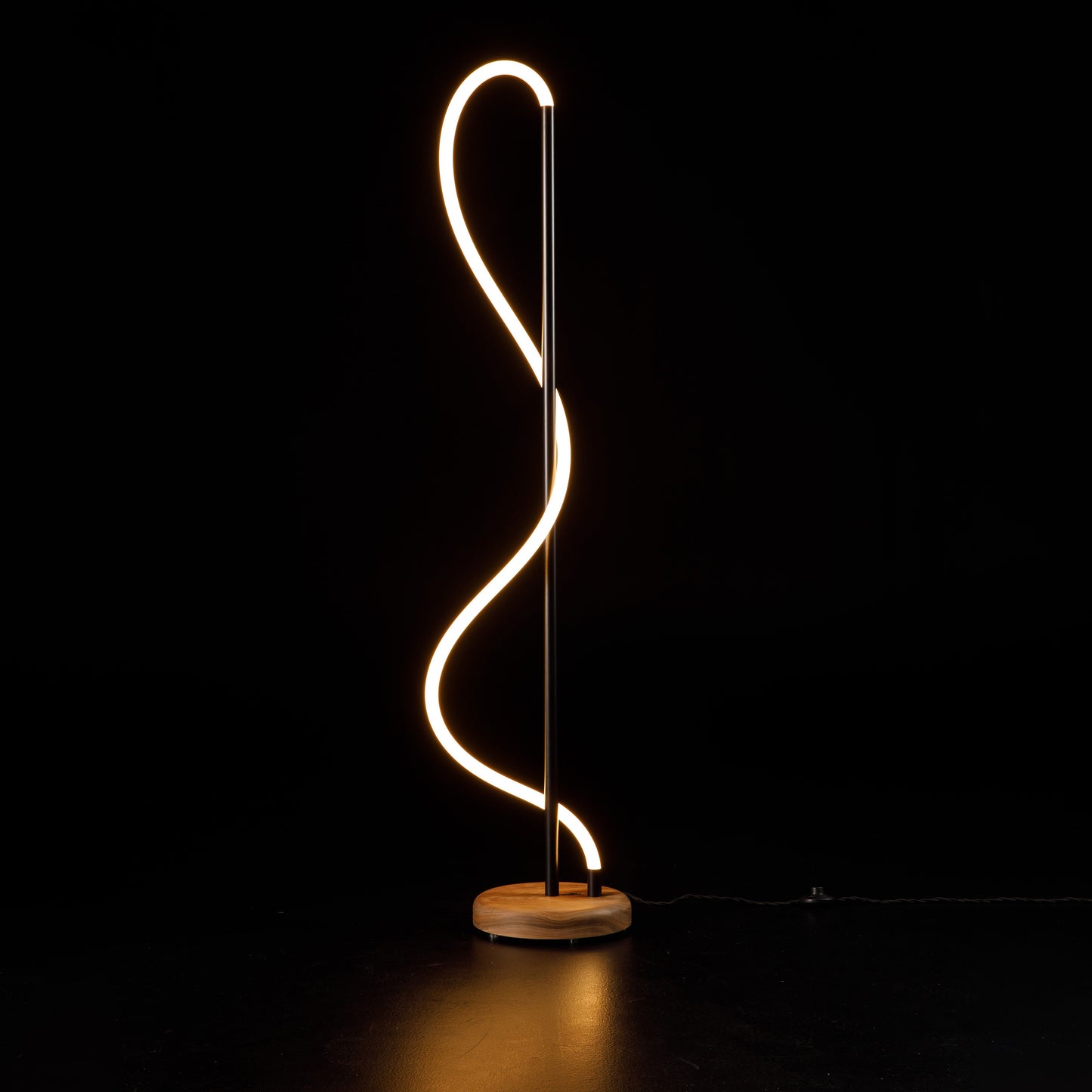 contemporary black floor lamp