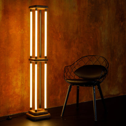 Dallas Modern Wood Floor Lamp for living room