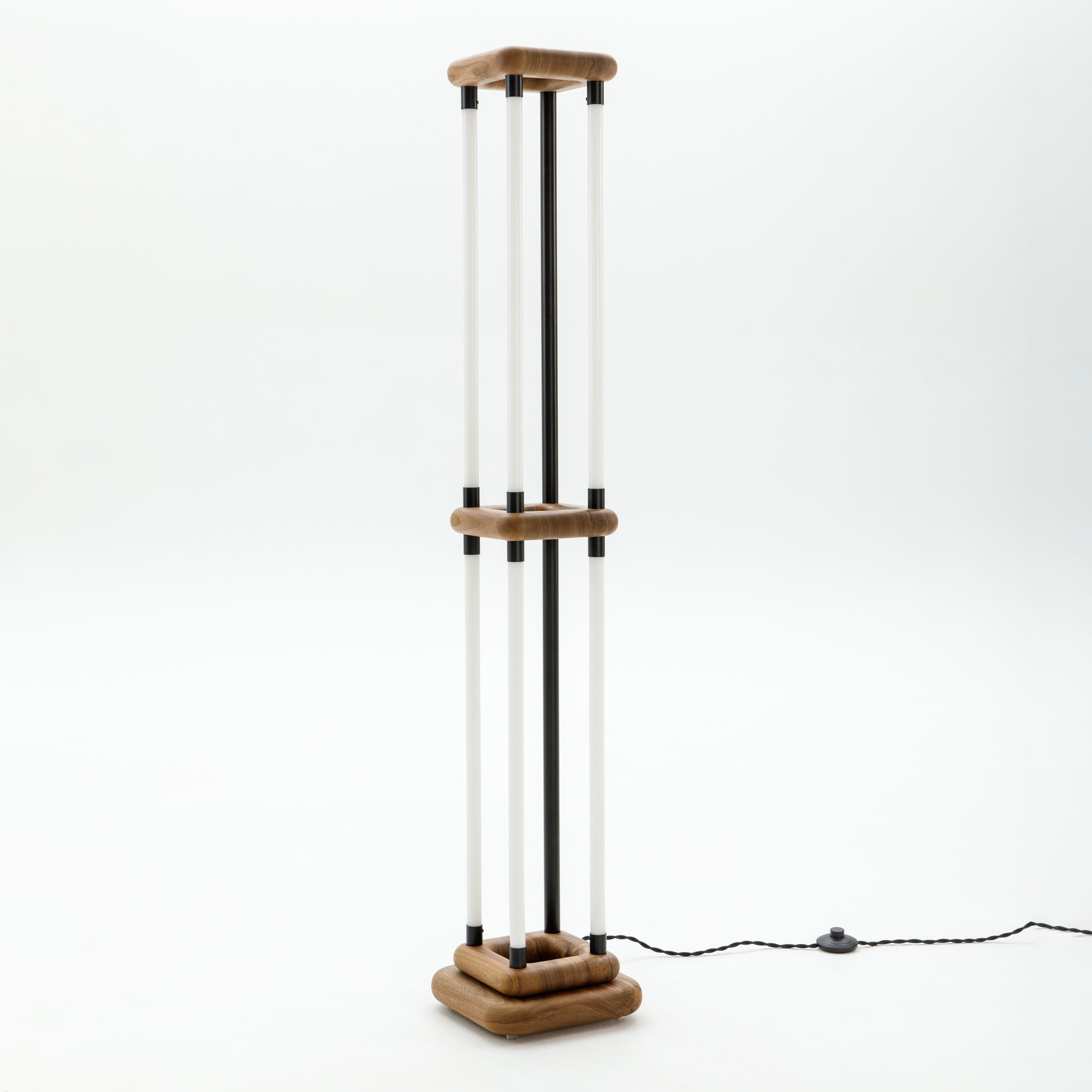 floor lamp with wood